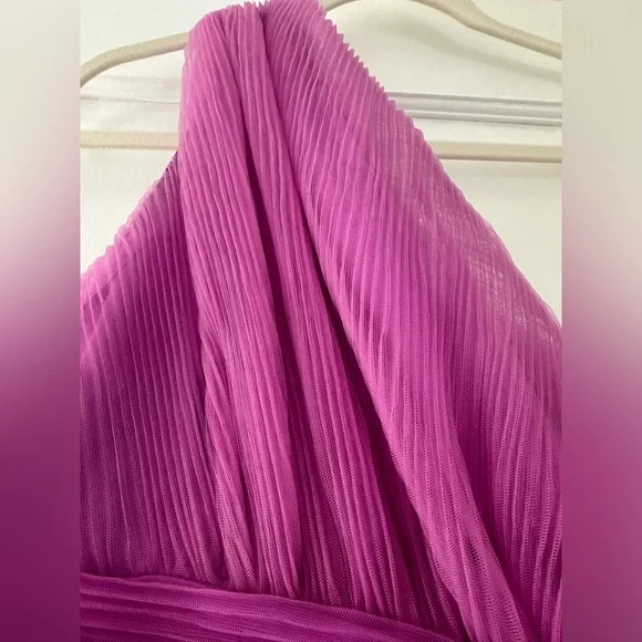 Endless Rose One Shoulder Textured Tulle Top - Picture 11 of 15